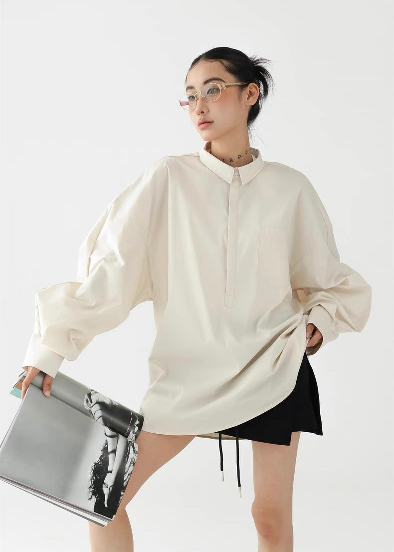 Loose long sleeve pullover / AS1297