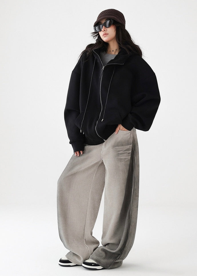 fleece parka jacket / AS1197 