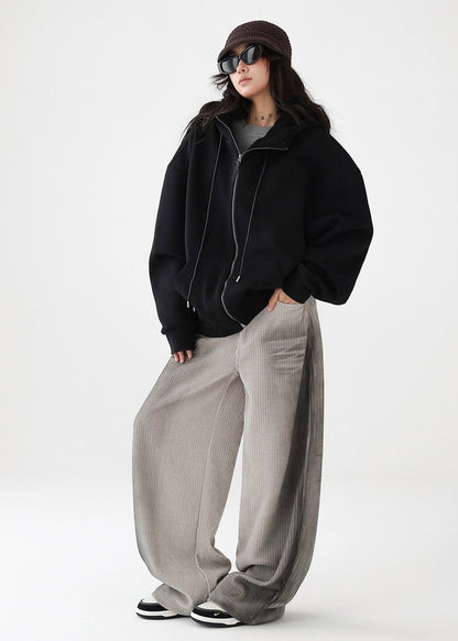fleece parka jacket / AS1197 