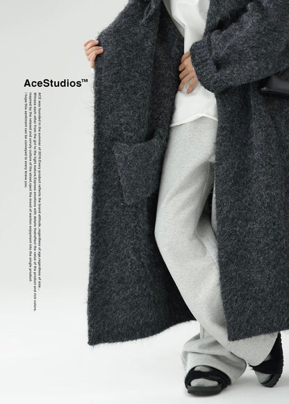 long cardigan knit jacket / AS1160 