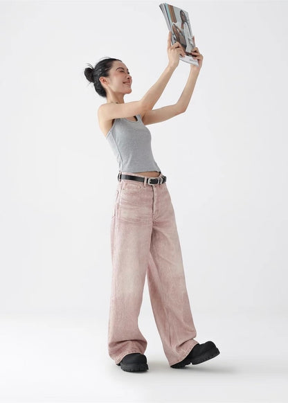 Loose Straight Wide Leg Pants / AS1261