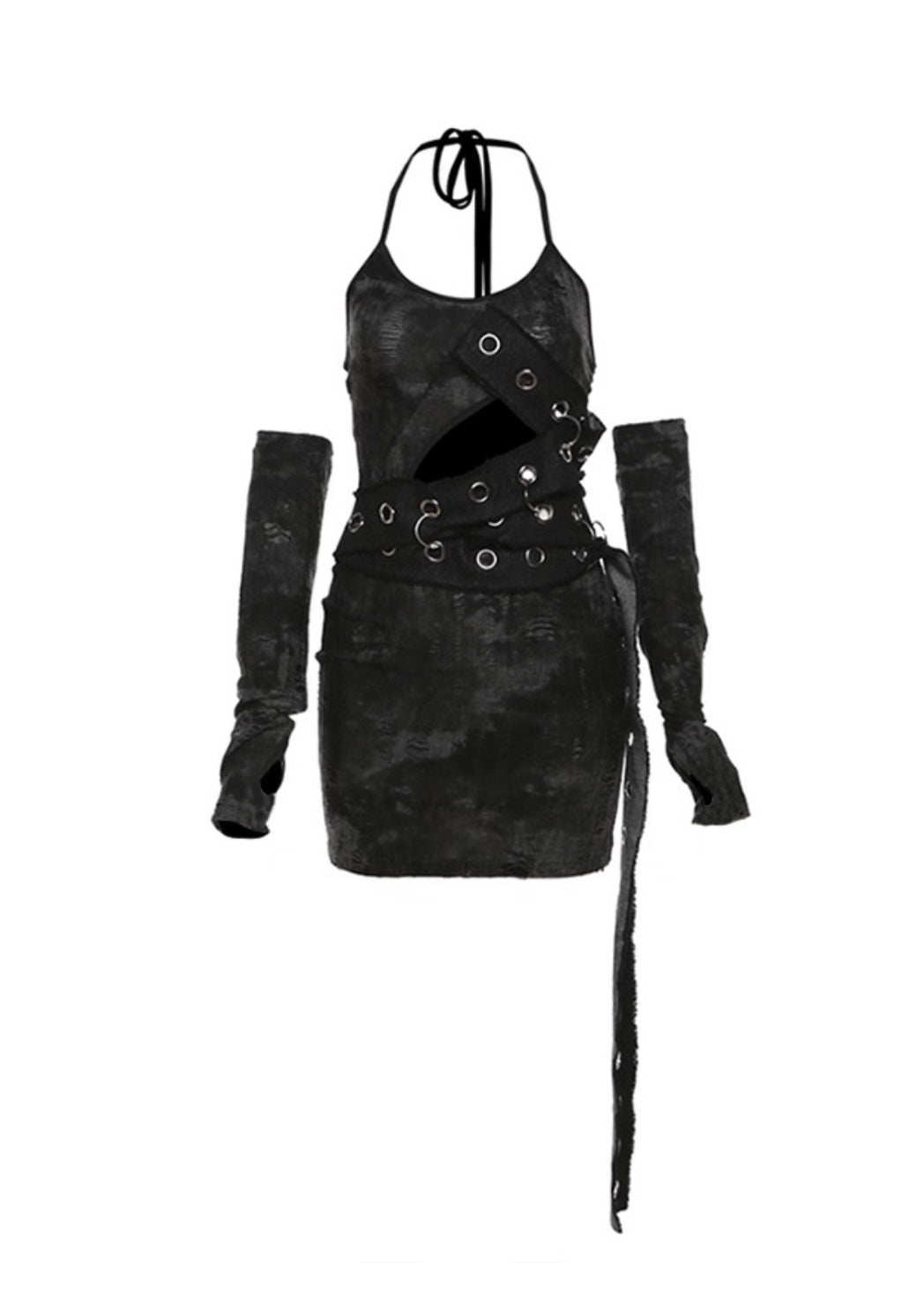 アームウォーマー付きストラップワンピース / VO1233