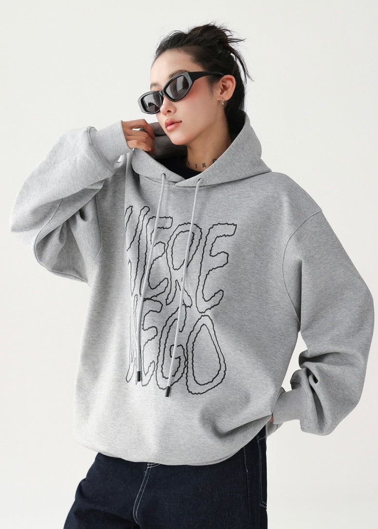 Drawstring pullover hoodie / AS1192 