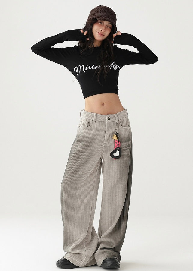 Drape Casual Wide Pants / AS1198 