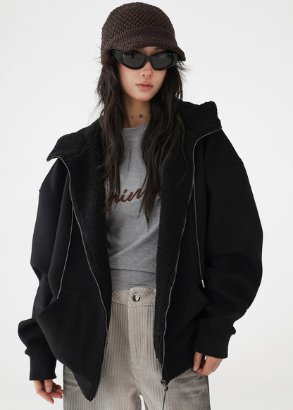 fleece parka jacket / AS1197 