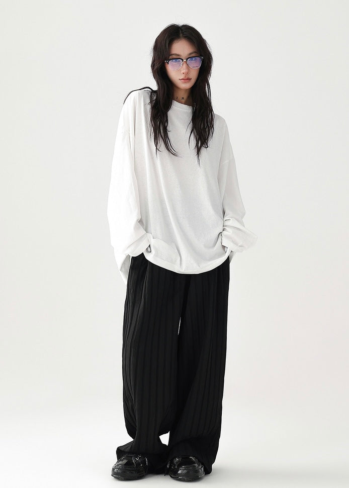 All-match loose long T-shirt / AS1199 