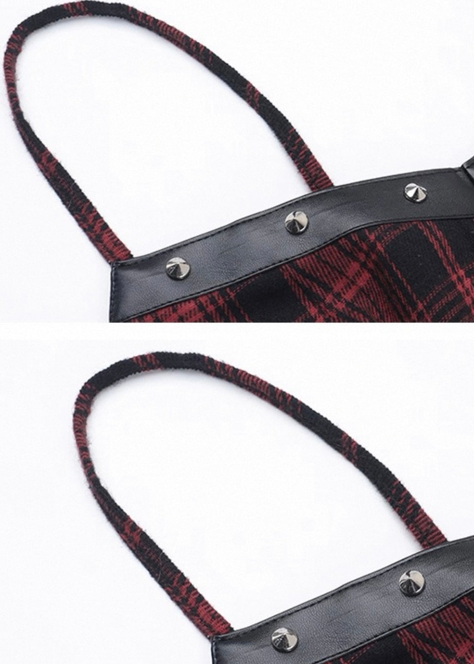 チェック柄イレギュラーワンピース / VO1215