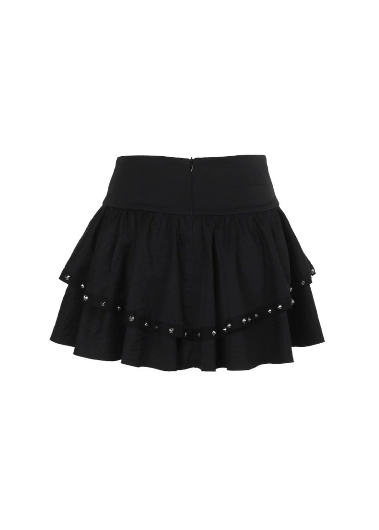 レースアップスタッズミニスカート / VO1241