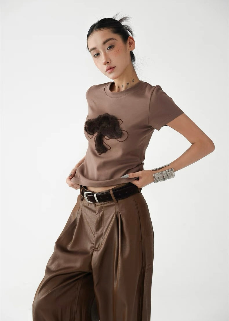 Fuzzy Mushroom T-shirt / AS1296