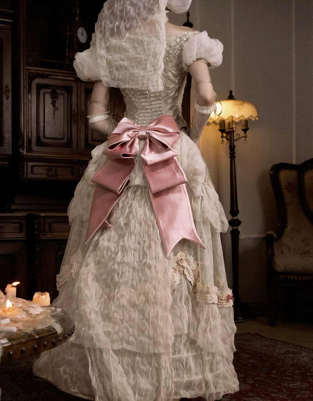 Basel French Elegant Long Tailored Skirt Set / DR02