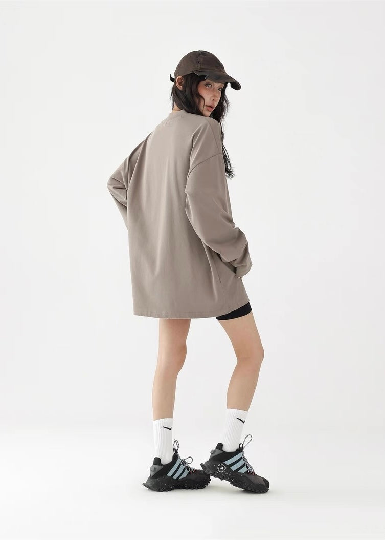 Mid-neck pullover shirt / AS1276
