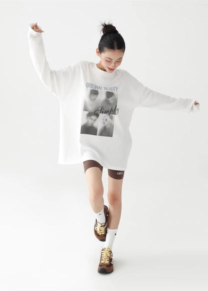 Loose casual print shirt / AS1287