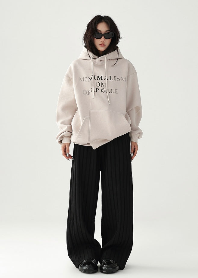 Loose straight wide pants / AS1201 