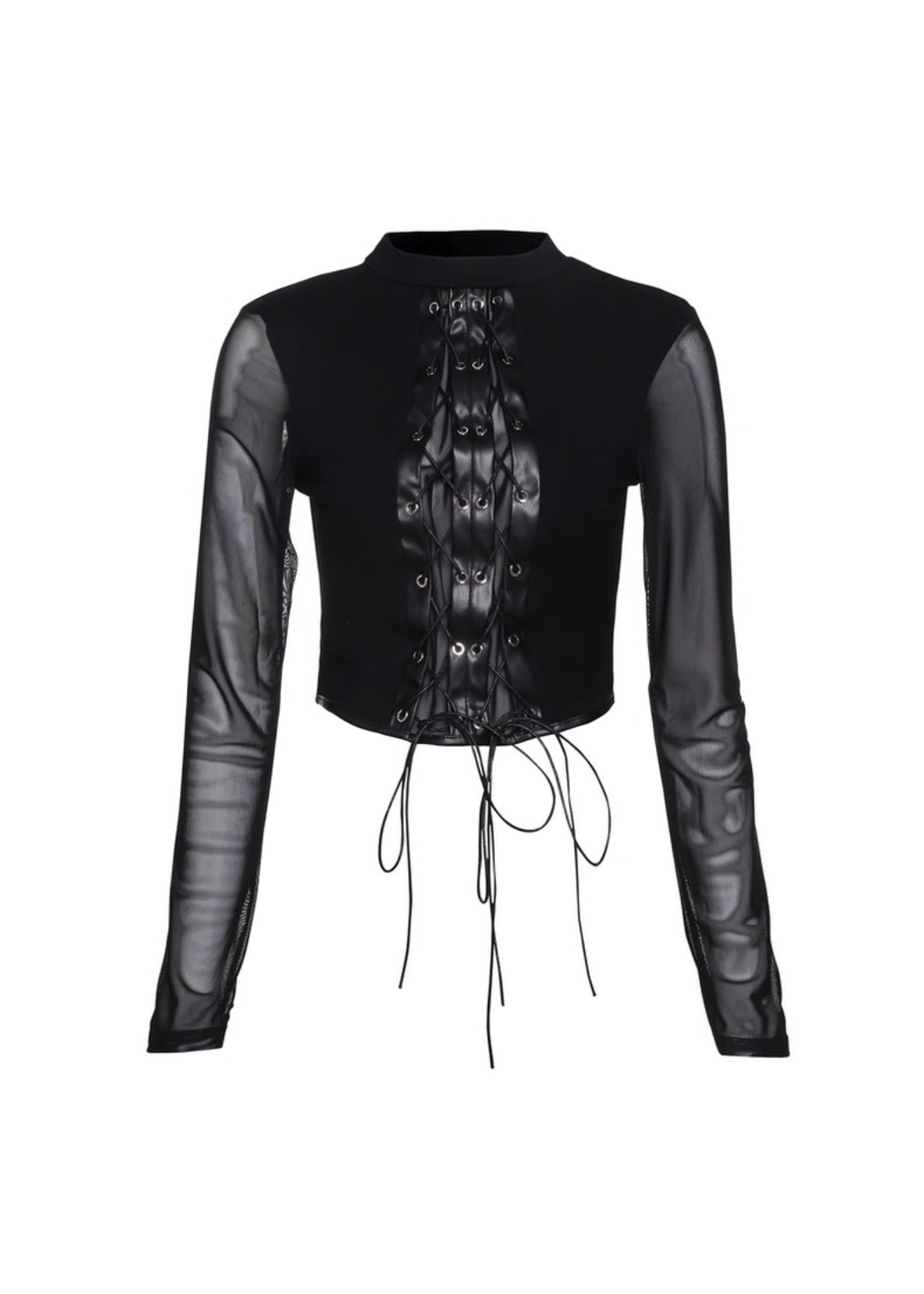 ゴシックレースアップトップス / VO1162