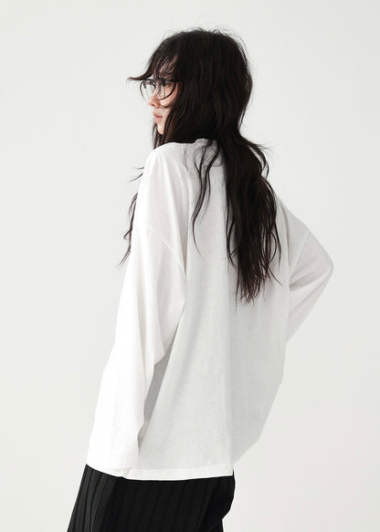All-match loose long T-shirt / AS1199 