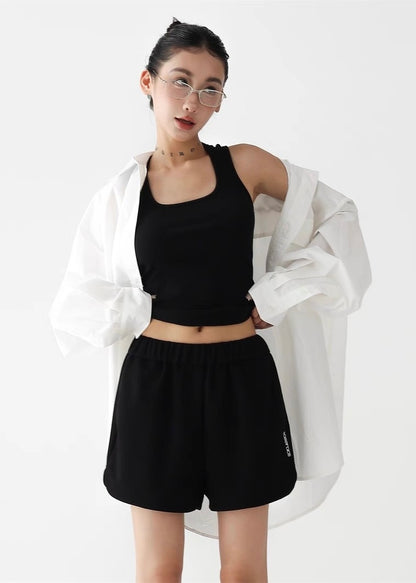 Slim fit sleeveless top / AS1290