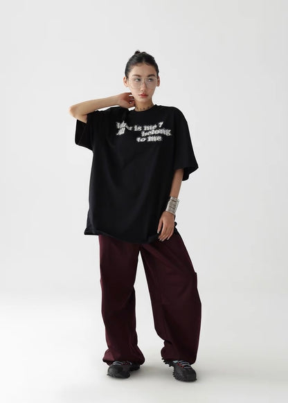 Loose casual round neck short sleeve T-shirt / AS1260