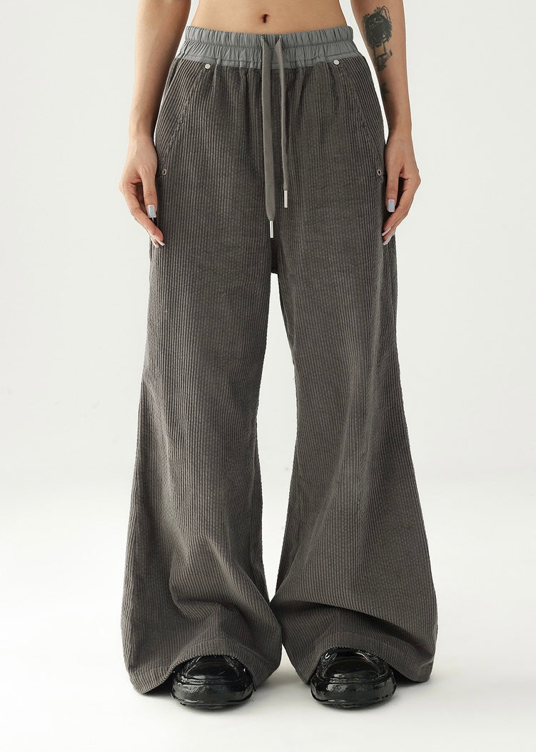 loose fit corduroy pants / AS1186 