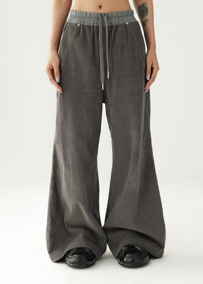 loose fit corduroy pants / AS1186 
