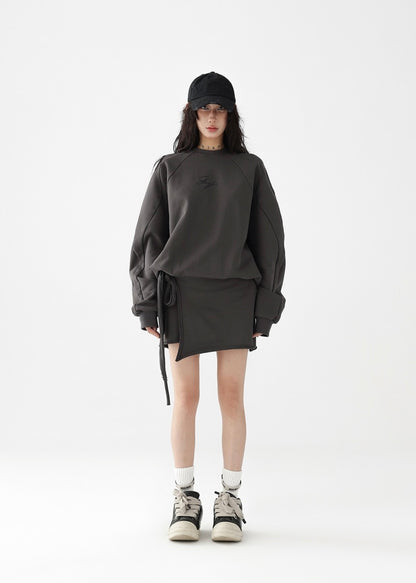 Two-piece lace-up dress / AS1237