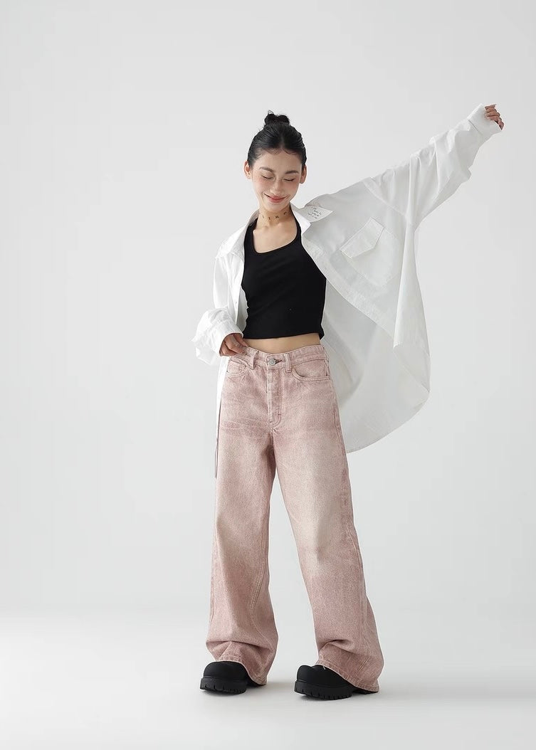 Loose Casual White Shirt / AS1265