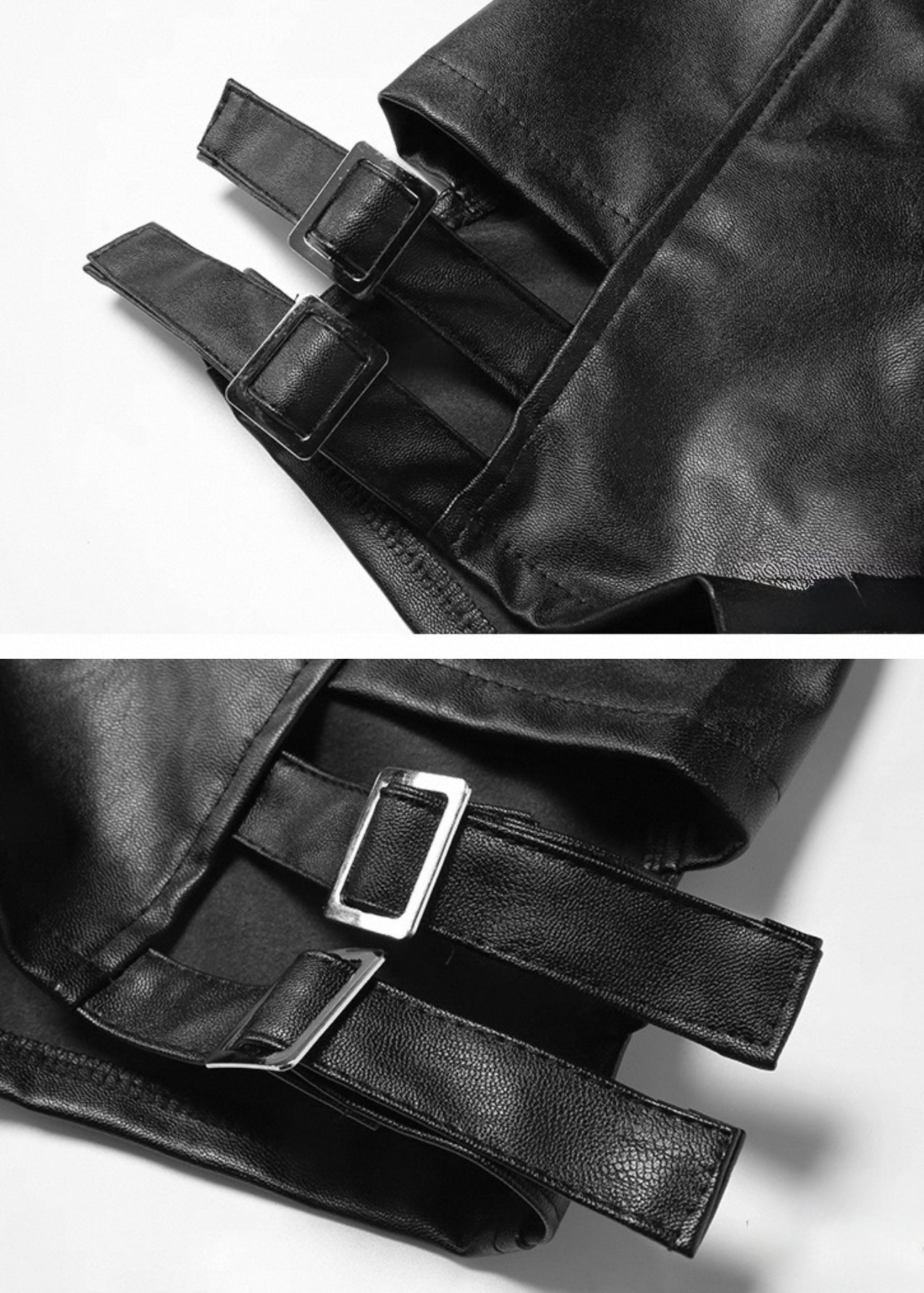 PUレザースリムホットパンツ / VO1132