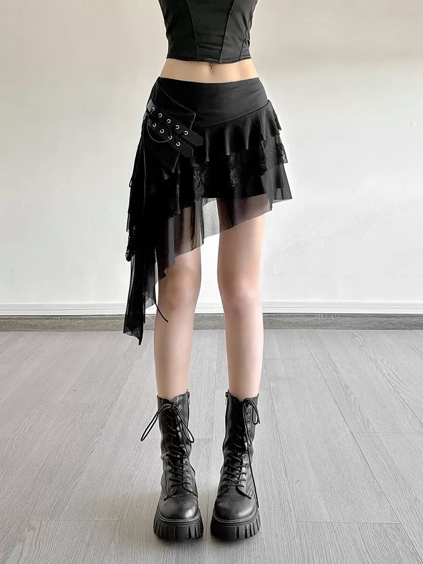 レイヤードフリルレーススカート / VO1257 – va1halla