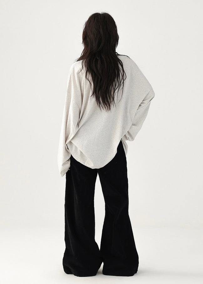 All-match loose long T-shirt / AS1199 