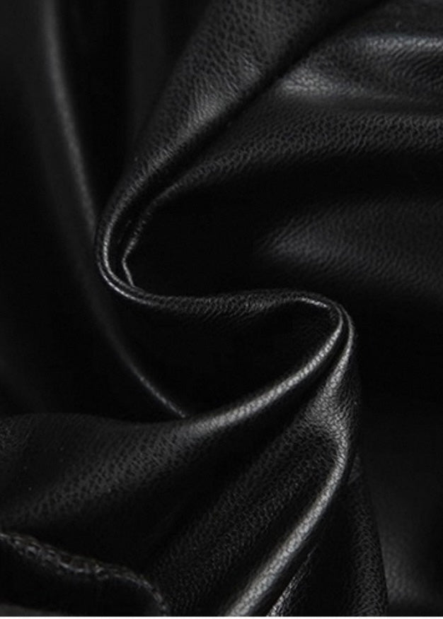 PUレザーショートフラワーパンツスカート / VO1127