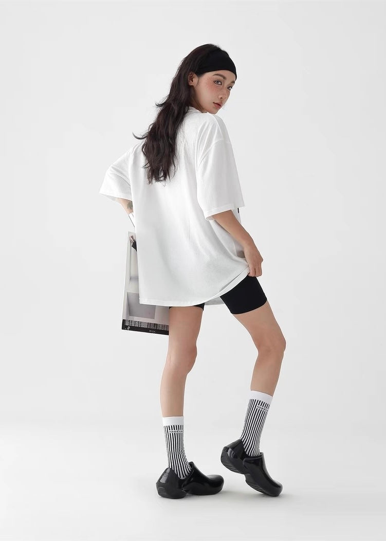 Portrait Round Neck T-Shirt / AS1271