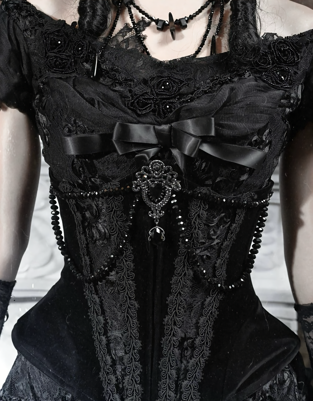Goth Fishbone Corset / NC02