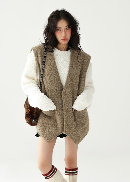 round neck pullover sweater / AS1187 