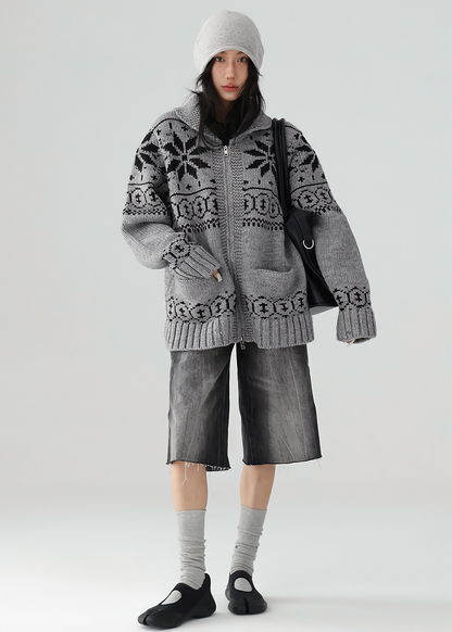 nordic cardigan sweater / AS1143