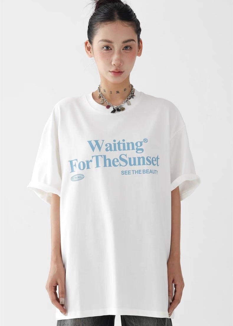 Star patch embroidered T-shirt / AS1264