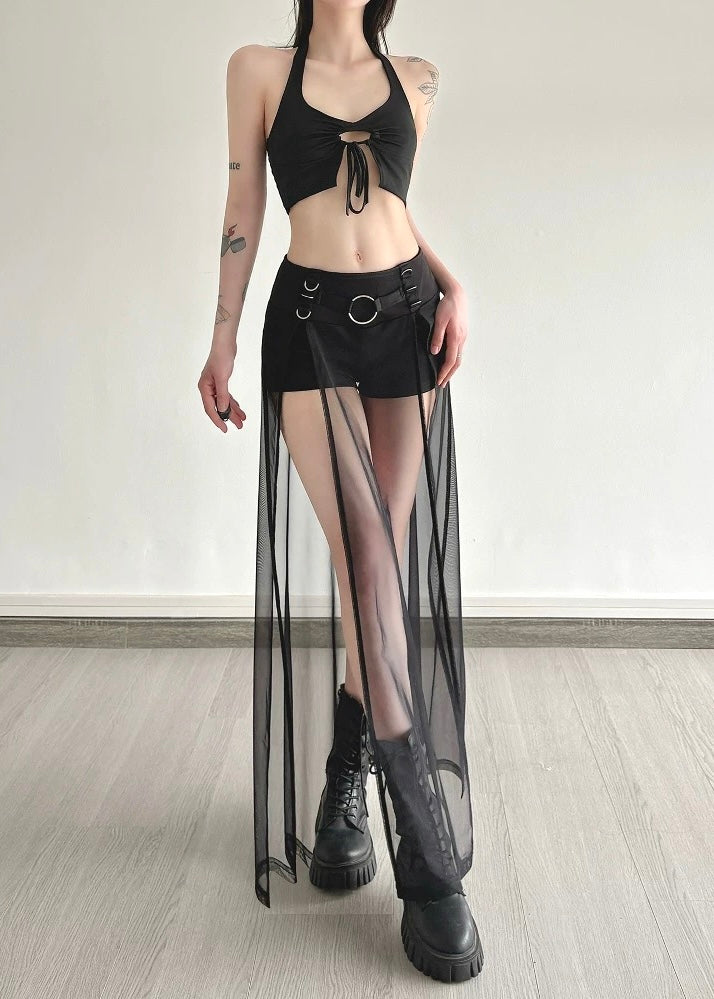 チュールスカート付きショートパンツ / VO1186