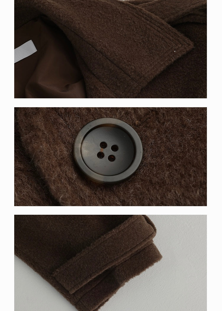 wool coat suit with straps / AS1158 