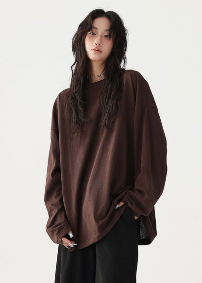 All-match loose long T-shirt / AS1199 