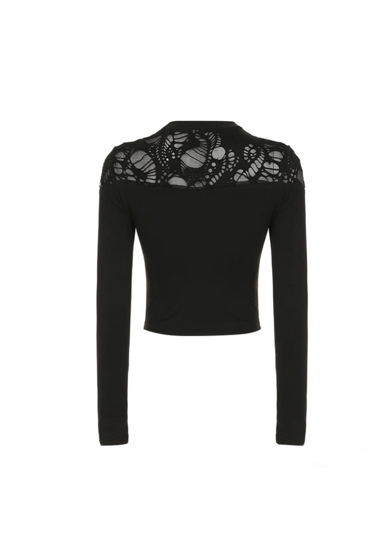 アイレットパッチワーク長袖シャツ / VO1191