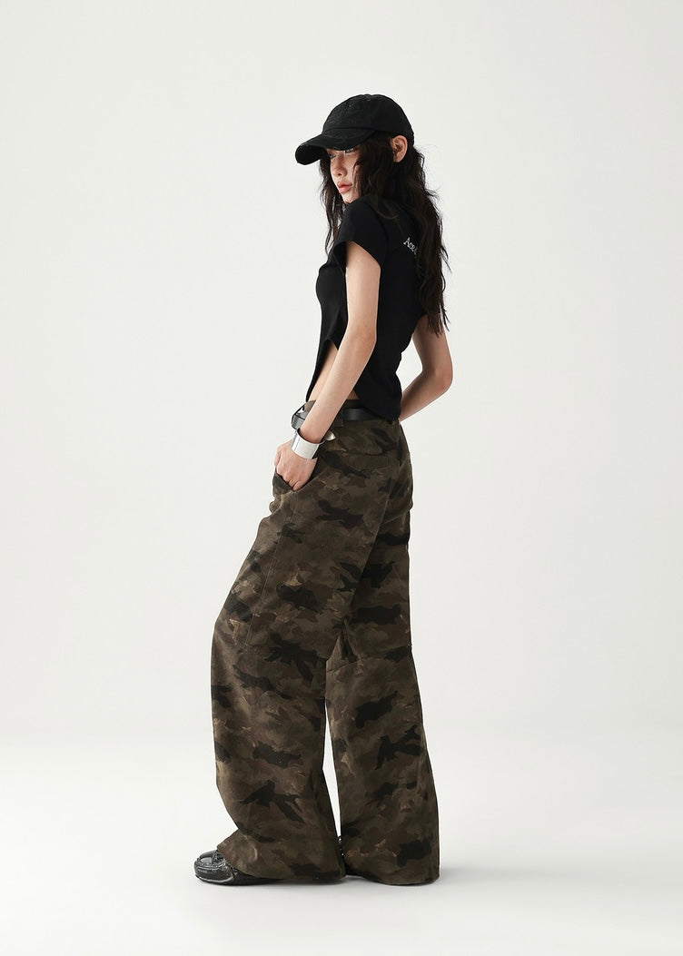 American Retro Camo Pants / AS1232