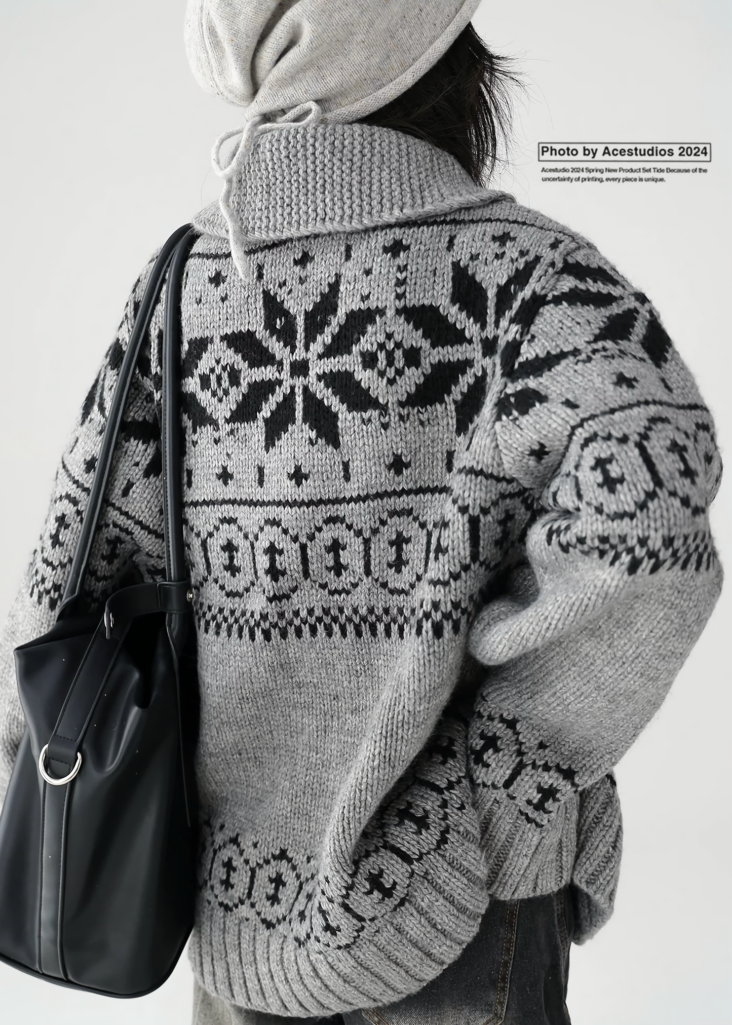 nordic cardigan sweater / AS1143