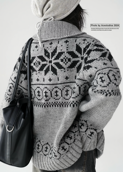nordic cardigan sweater / AS1143