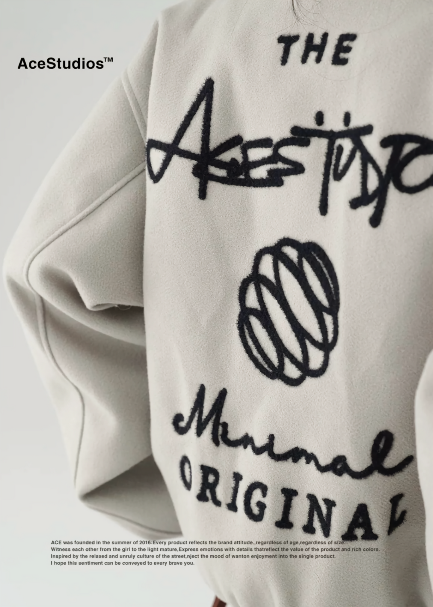 baseball jersey padded jacket / AS1130 