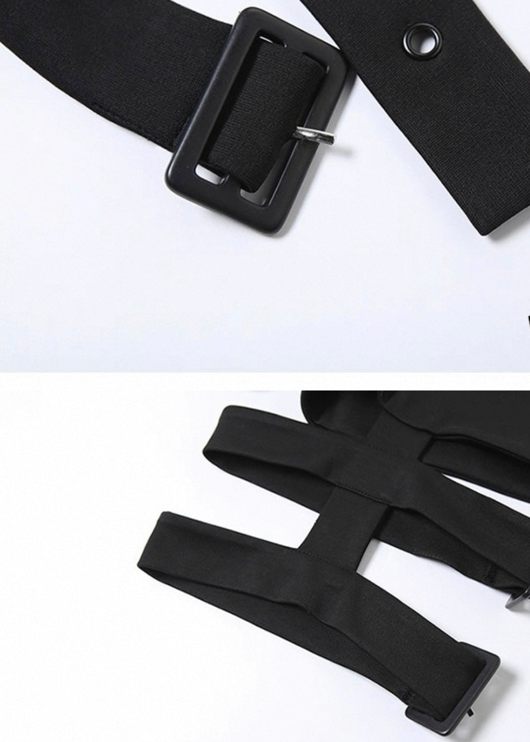 レッグリングブラックショートパンツ / VO1210