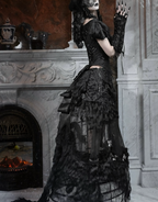 Gothic Long Tailored Skirt & Petti Coat / NC07