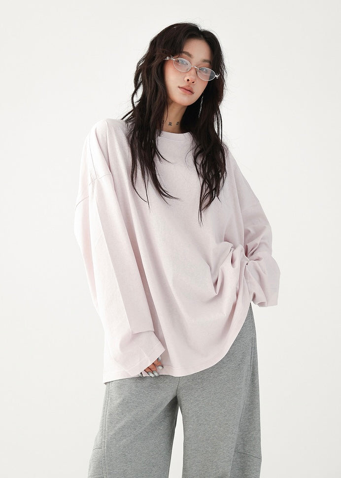 All-match loose long T-shirt / AS1199 