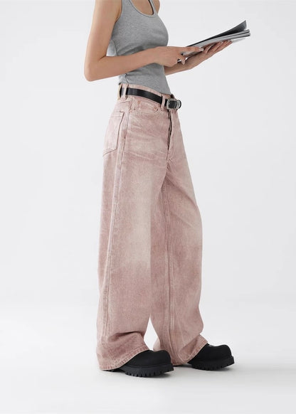 Loose Straight Wide Leg Pants / AS1261