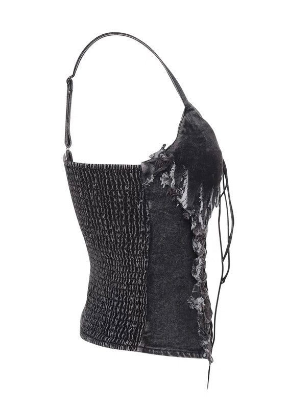 デニムパッチワークキャミソール / VO1253