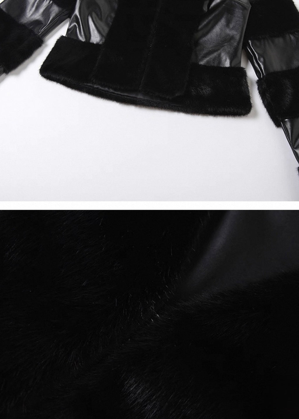 ファー裏地 PUレザージャケット / VO1313