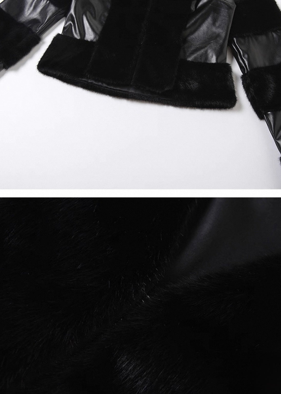 ファー裏地 PUレザージャケット / VO1313