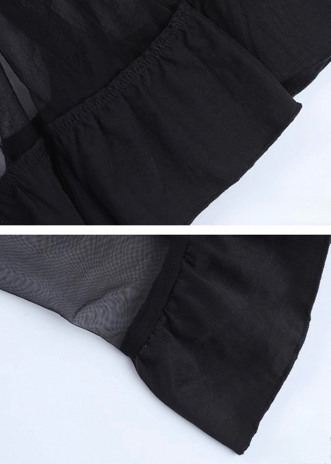 サスペンダーロングレーススカート / vo1277